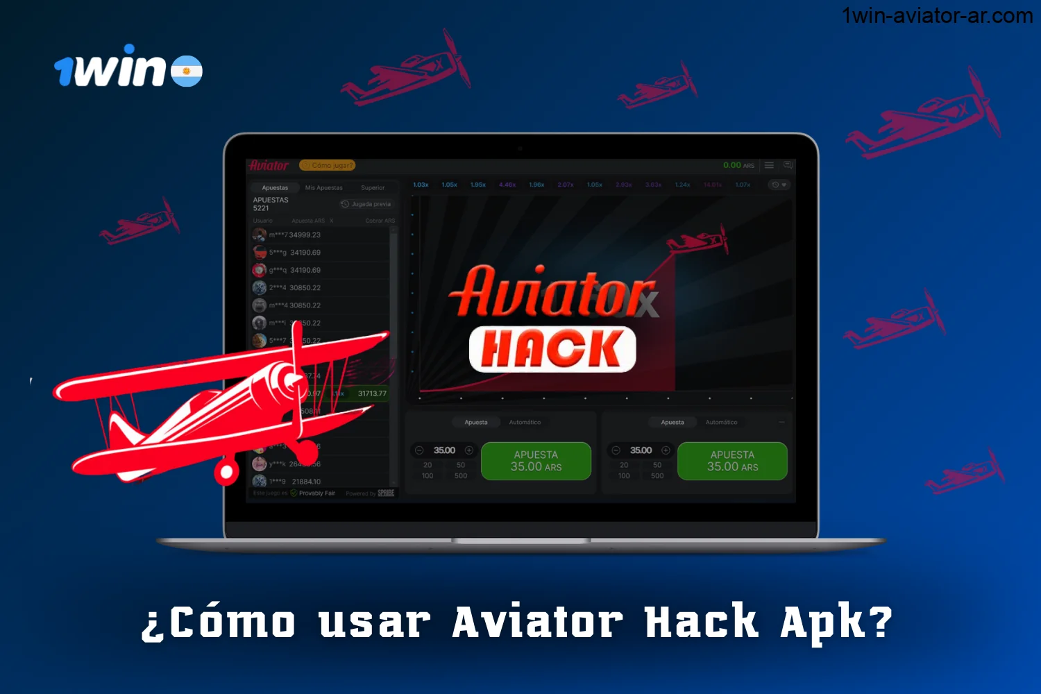 como usar aviator hack apk para usuarios de Argentina