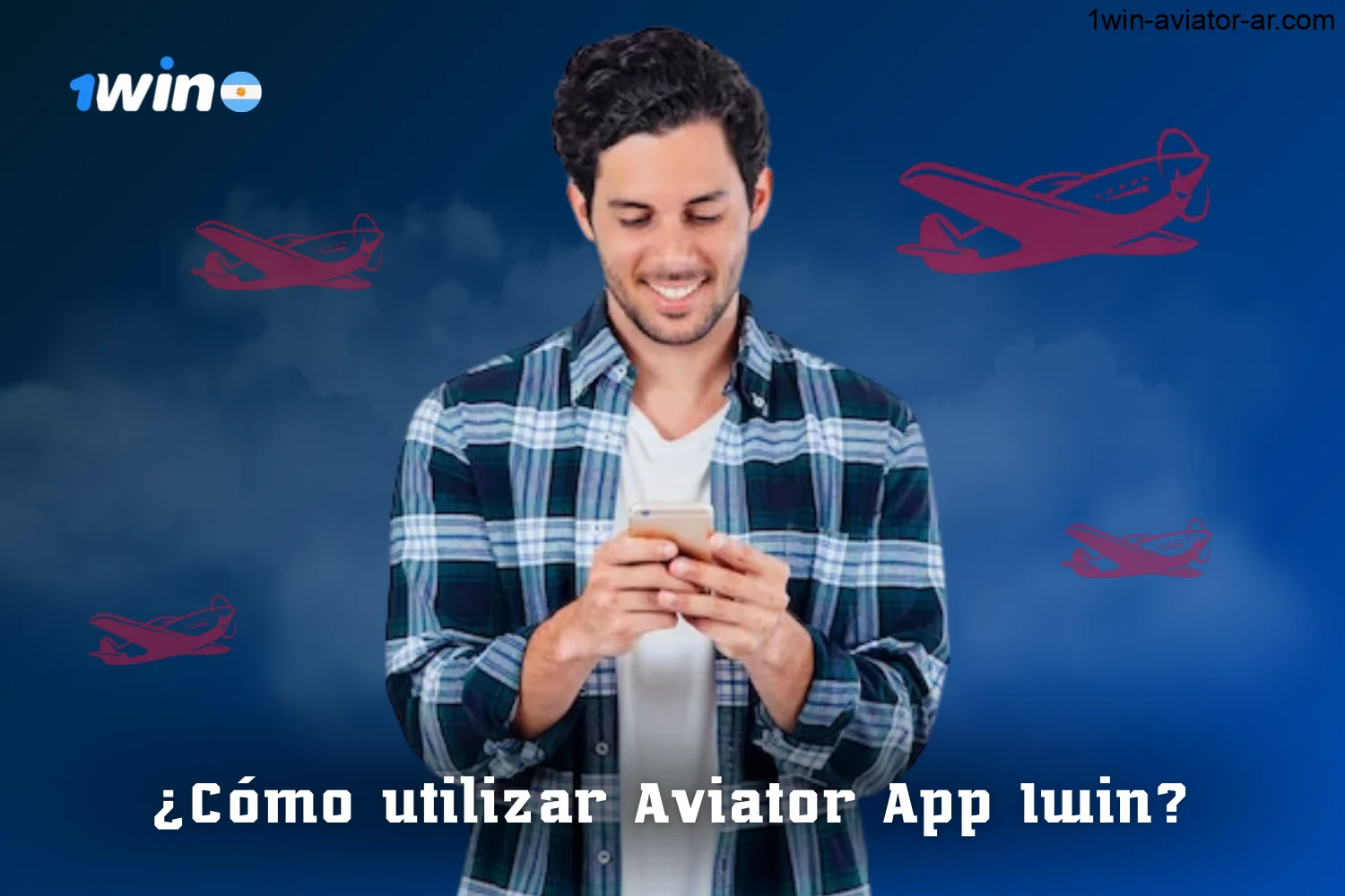 ¿Cómo pueden los usuarios de Argentina utilizar la app Aviator de 1win?